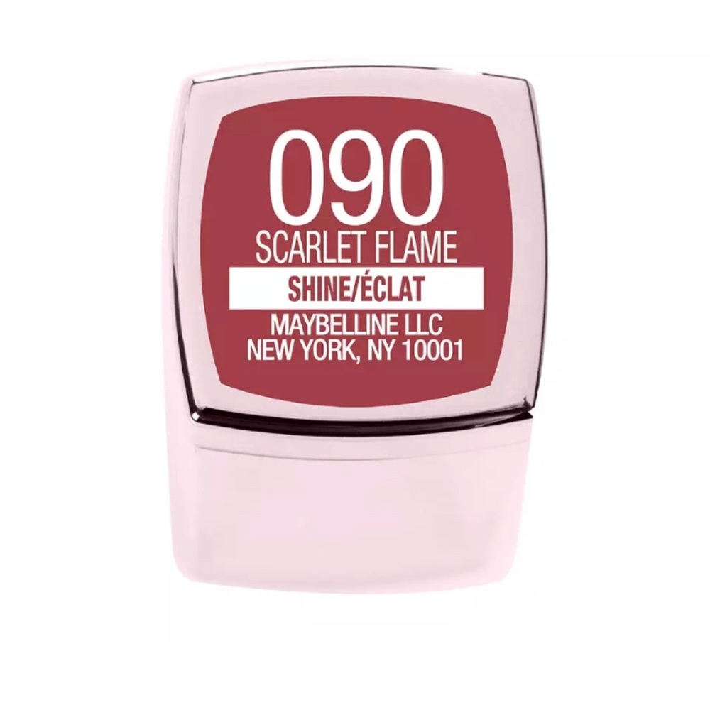 Maybelline lipstick Scarlet Flame #090